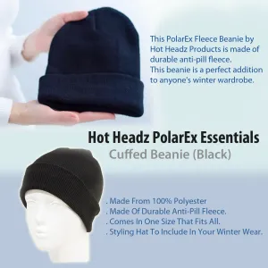 Hot Headz PolarEx Essentials- Cuffed Beanie (Black)