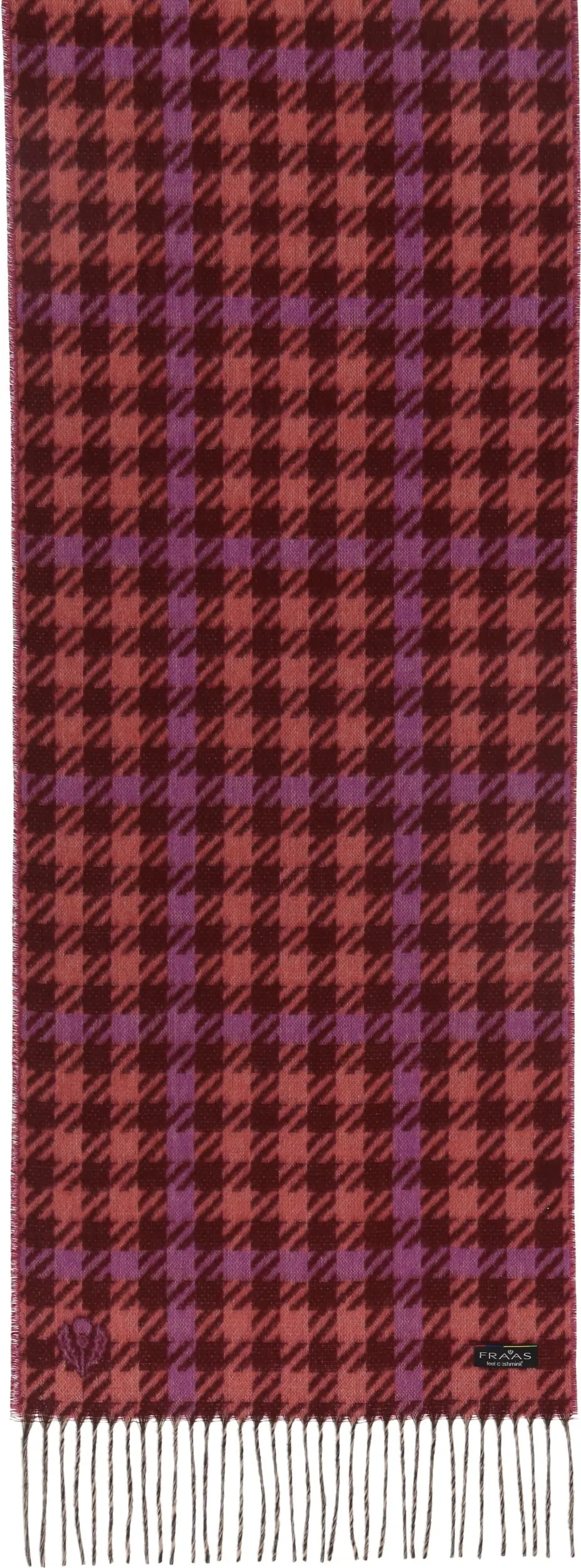Houndstooth Check Cashmink Scarf