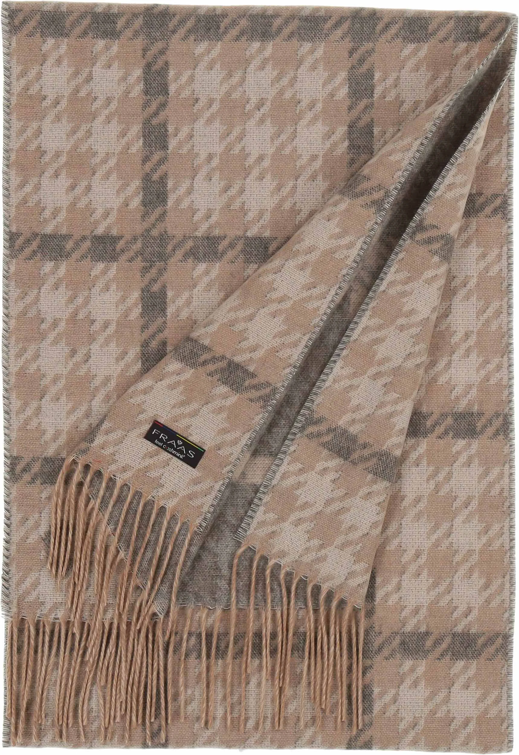 Houndstooth Check Cashmink Scarf