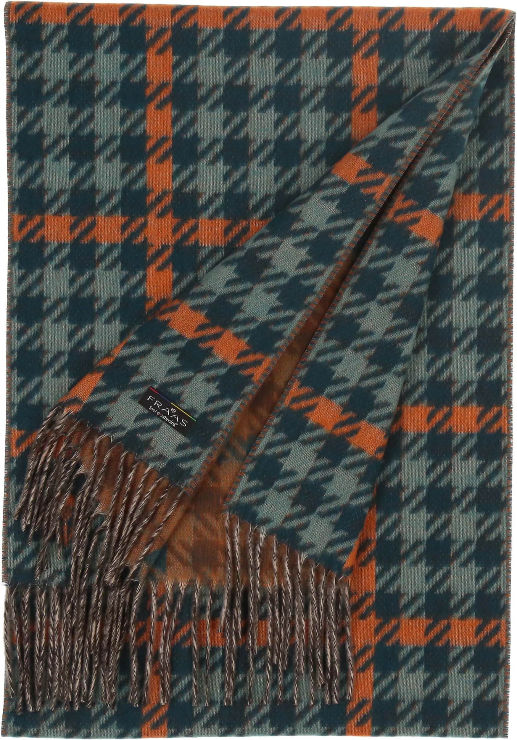 Houndstooth Check Cashmink Scarf