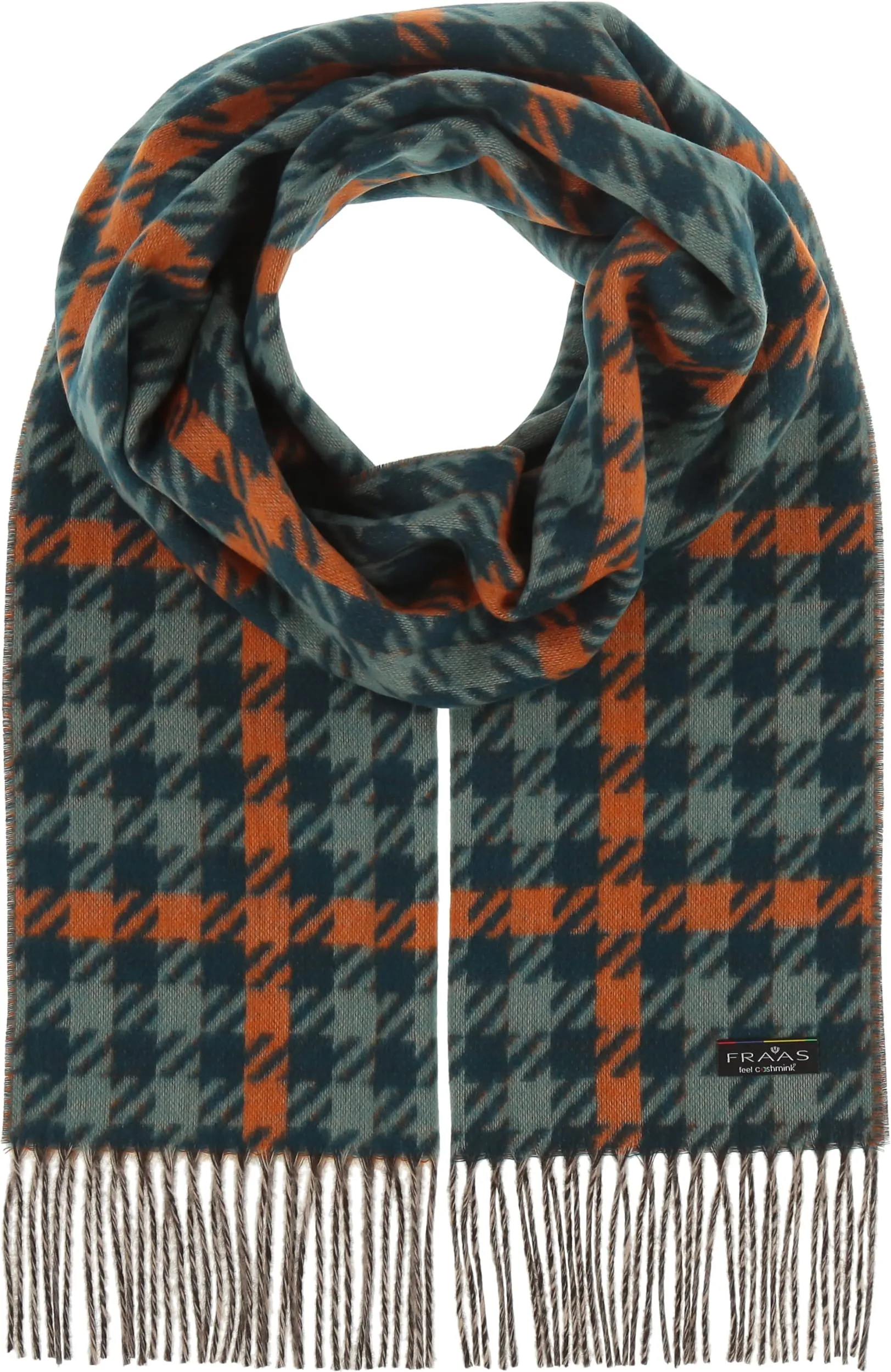 Houndstooth Check Cashmink Scarf
