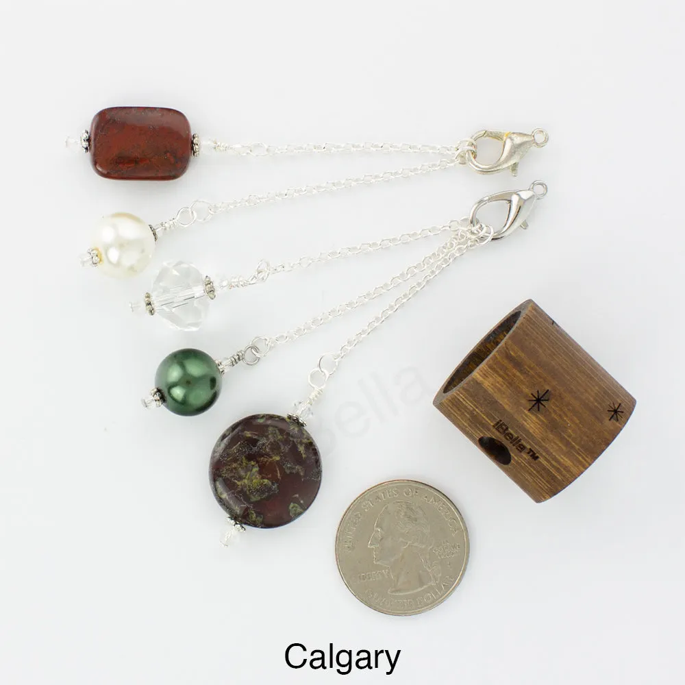 iBella® Scarf Slide Jewelry Set - Calgary