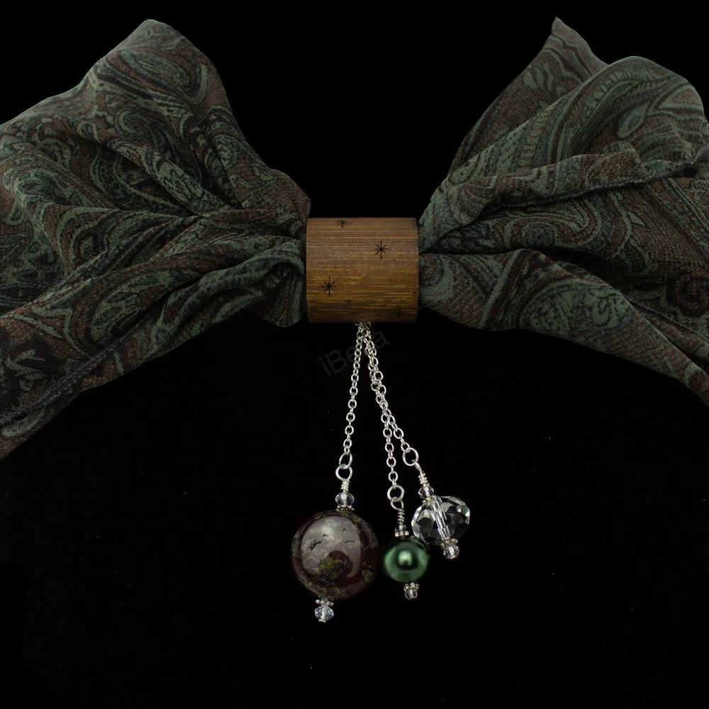 iBella® Scarf Slide Jewelry Set - Calgary