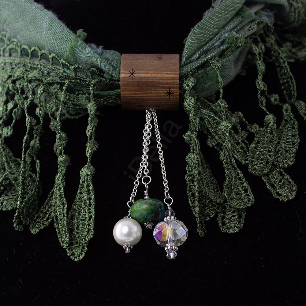 iBella® Scarf Slide Jewelry Set - Lahaina