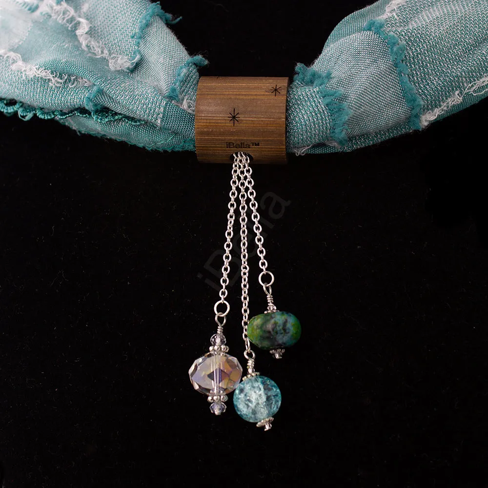 iBella® Scarf Slide Jewelry Set - Lahaina
