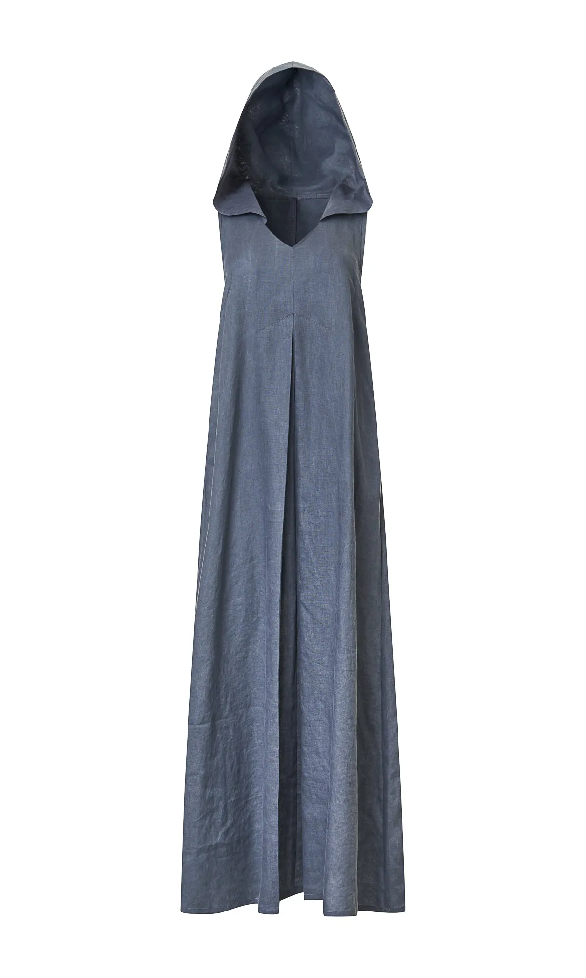 Inverted Pleat Maxi Dress