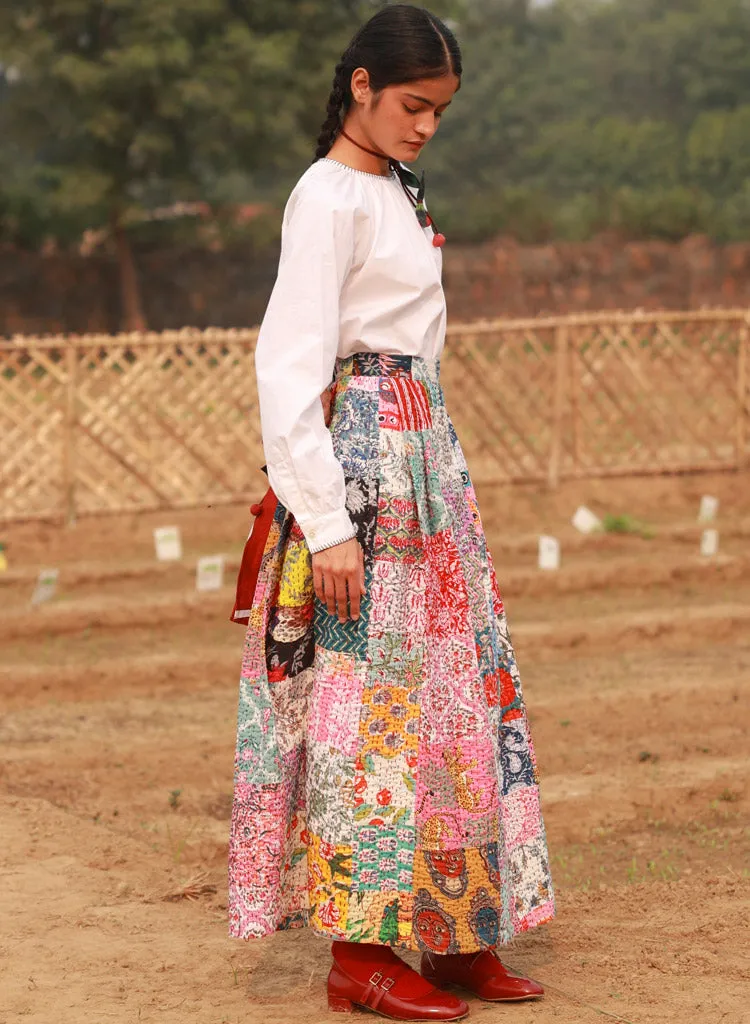Irene Patchwork Skirt