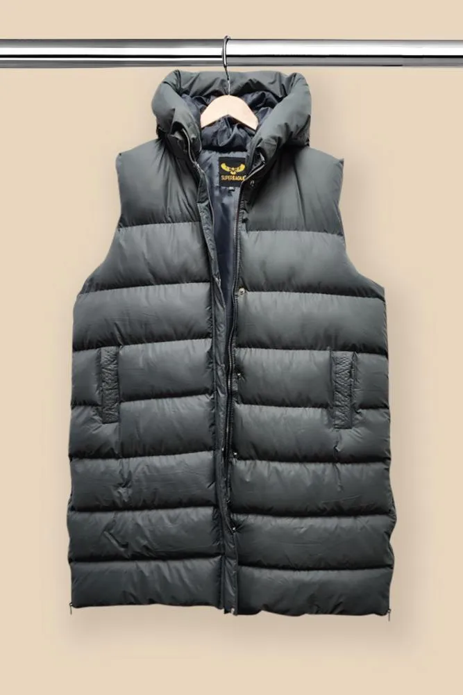 Italian Pocket Puffer Zip Gilet