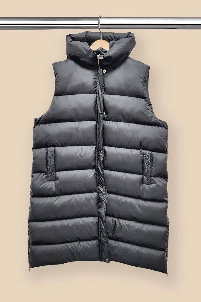 Italian Pocket Puffer Zip Gilet