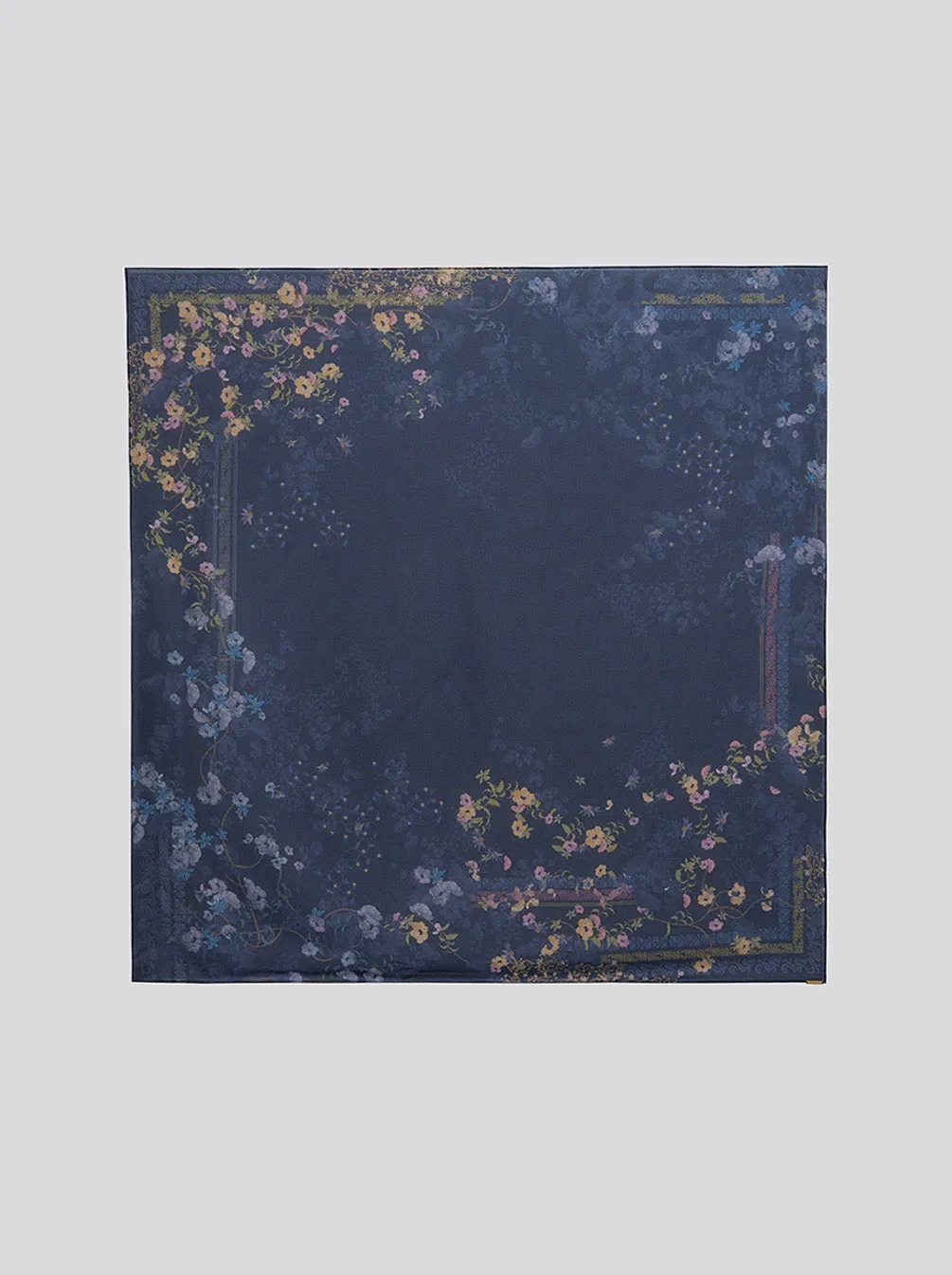 KIMAYYA SIGNATURE SCARF NAVY