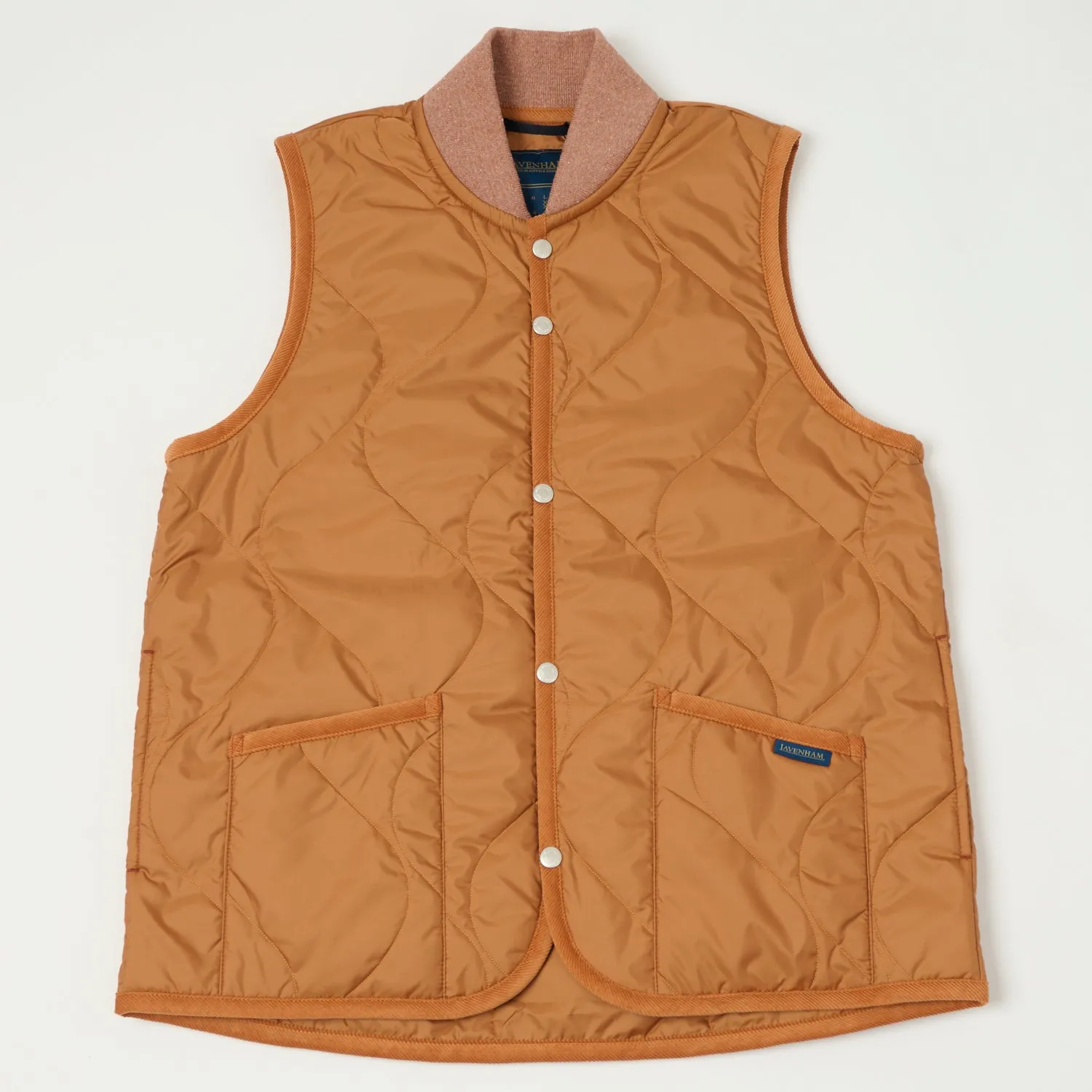 Lavenham Bomber Gilet- Brick