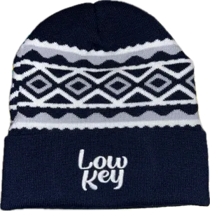 Low Key Holiday  - Blue Beanie