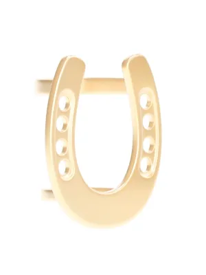 Lucky Horseshoe Scarf Ring