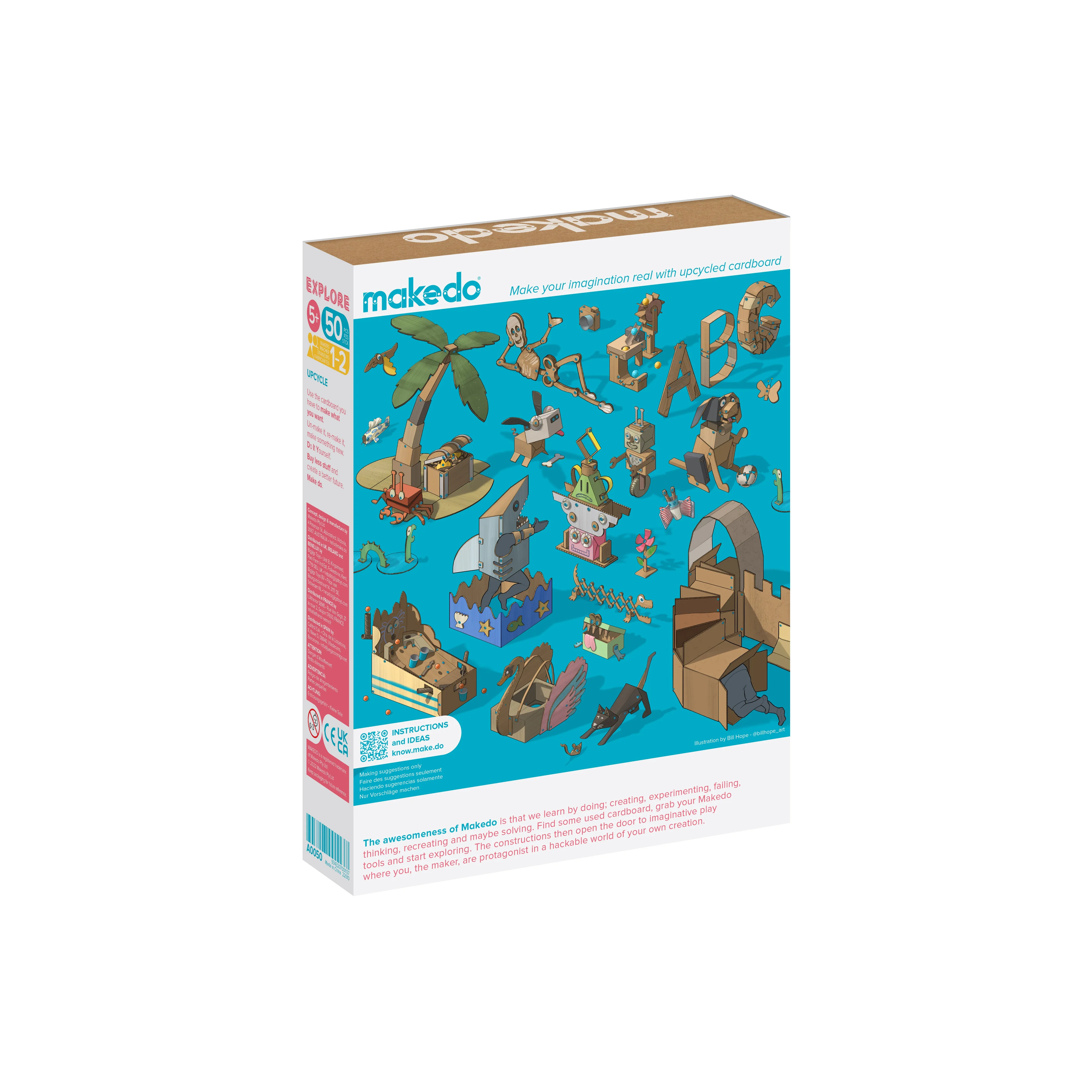 Make Do 'Explore' Upcycled Cardboard Contsruction Toolkit