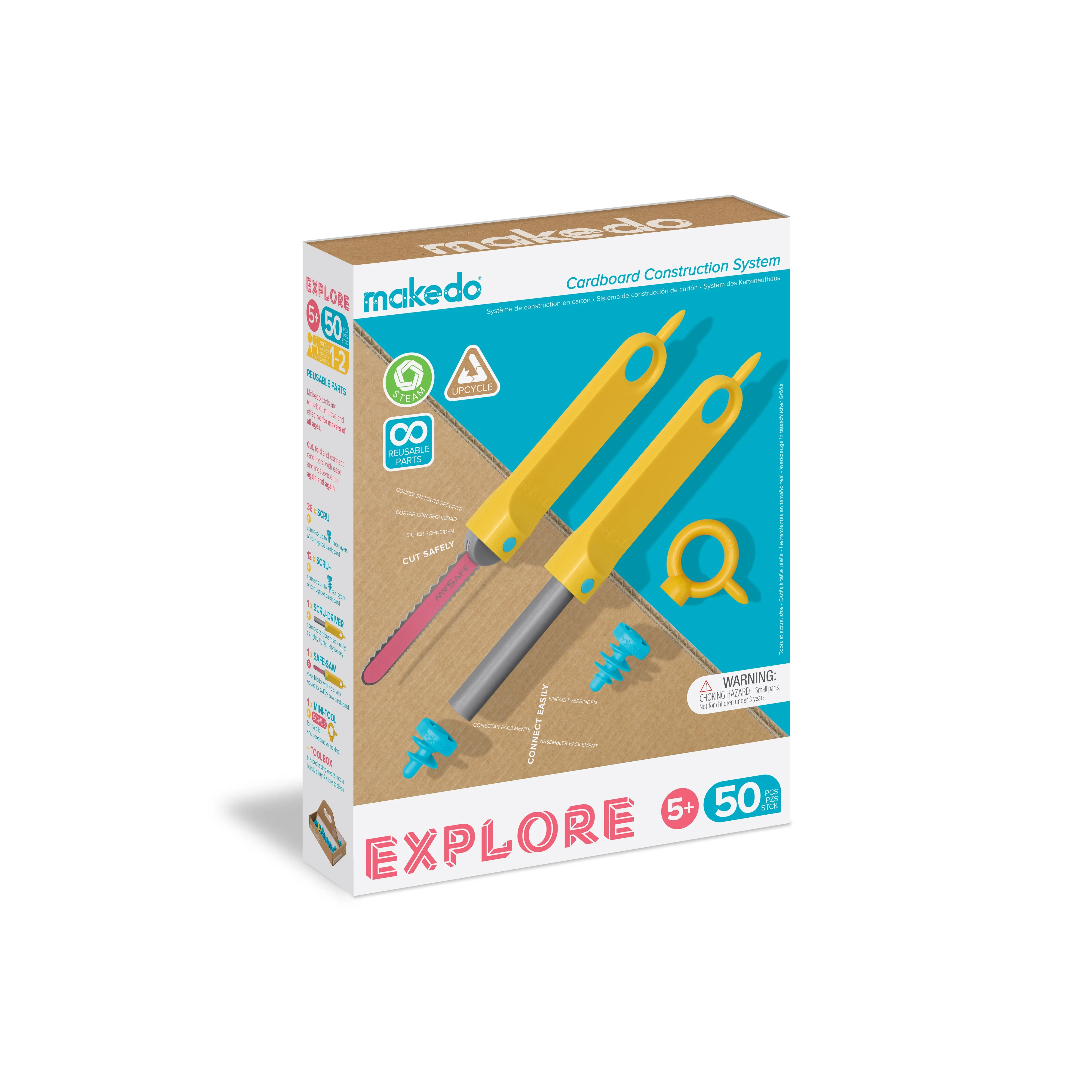 Make Do 'Explore' Upcycled Cardboard Contsruction Toolkit