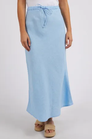 Montrose Blue Bell Linen Maxi Skirt