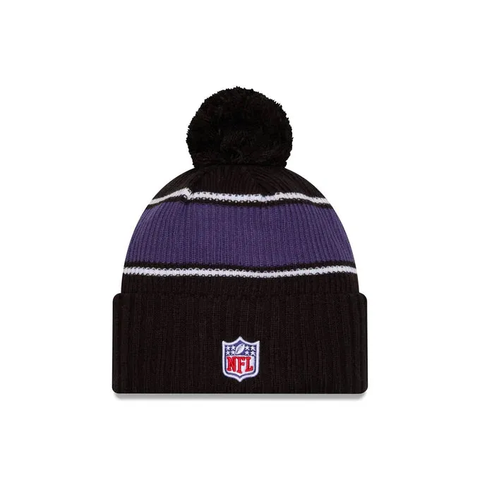 New Era Baltimore Ravens Cold Weather Sport Pom Knit