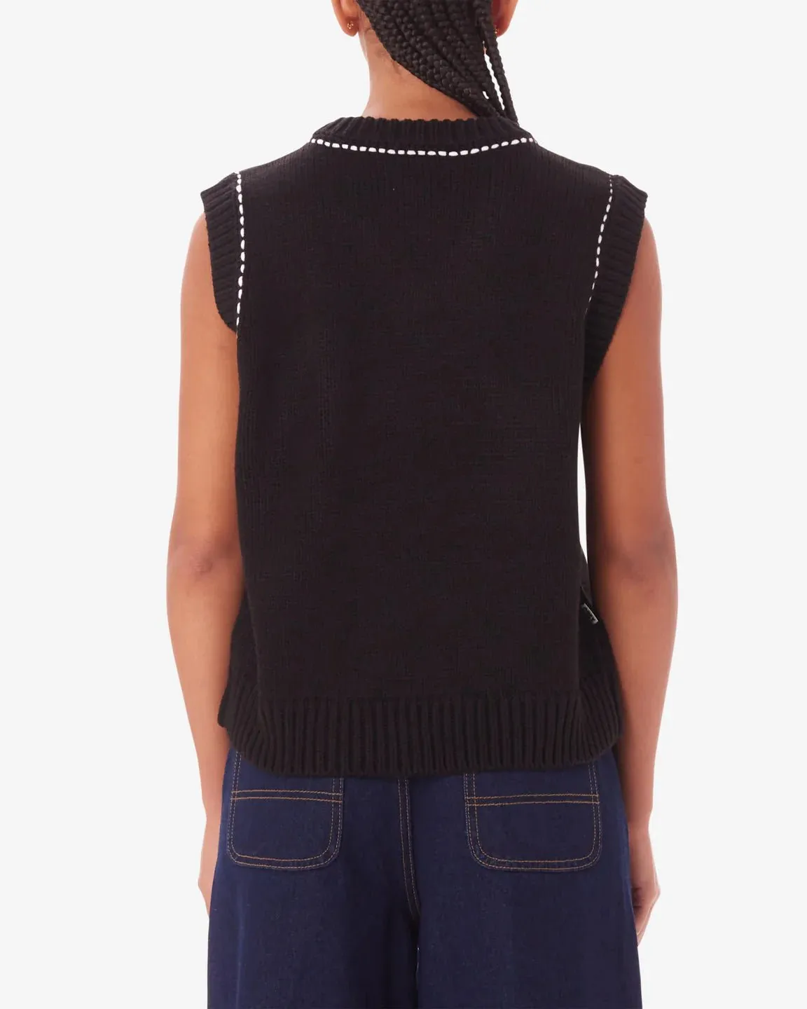 Obey - Murphy Sweater Vest - Digital Black