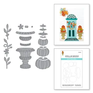 OPEN HOUSE PUMPKIN TOPIARY ETCHED DIES FROM THE FALL TRADITIONS COLLECTION