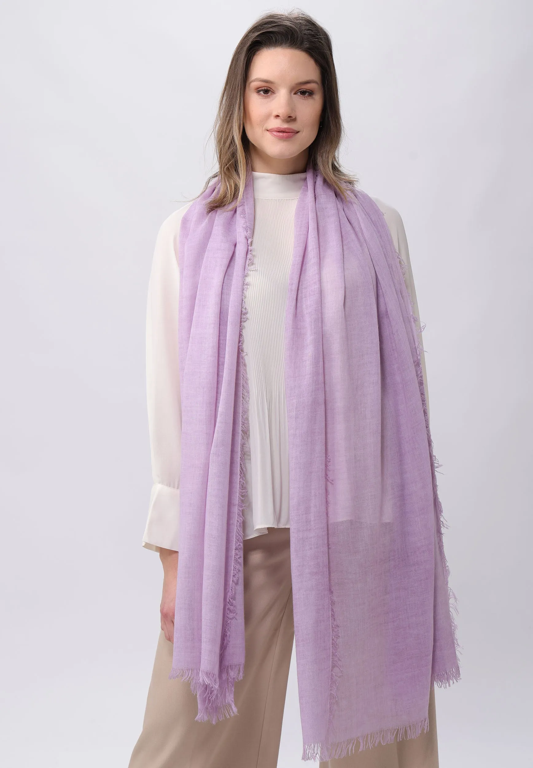 Optic Cold Dye Woven Wrap Scarf