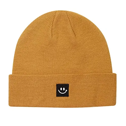 Paladoo Black/Camel Beanie Hat 2Pack