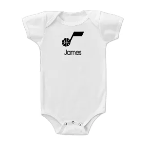 Personalized Utah Jazz Bodysuit