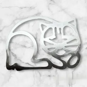 Recycled Metal Cat Trivet