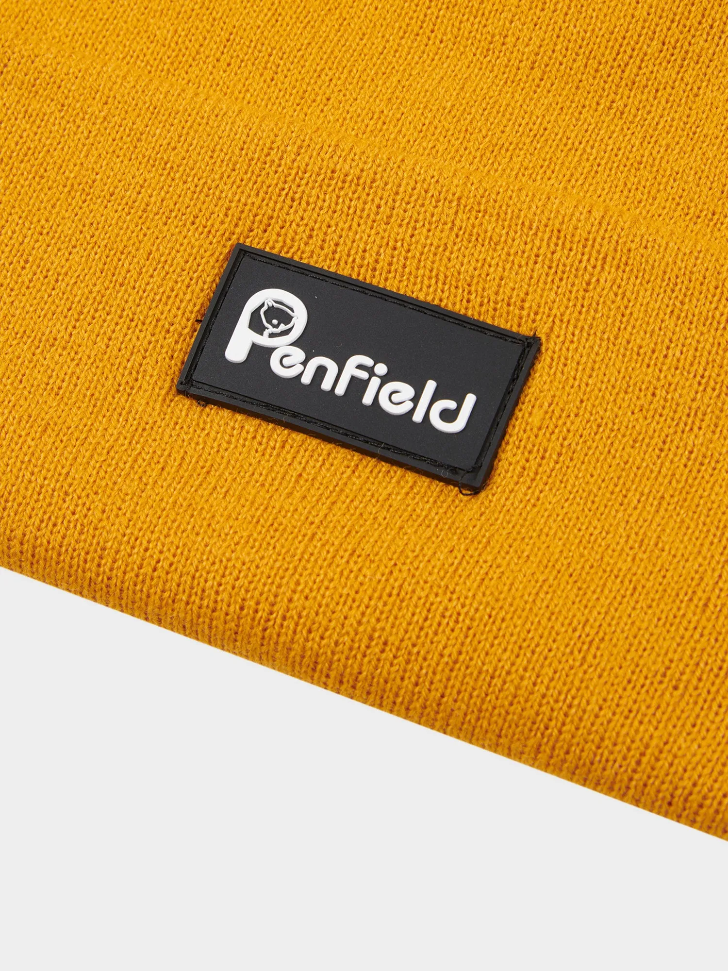 Reverse Badge Beanie in Sunflower