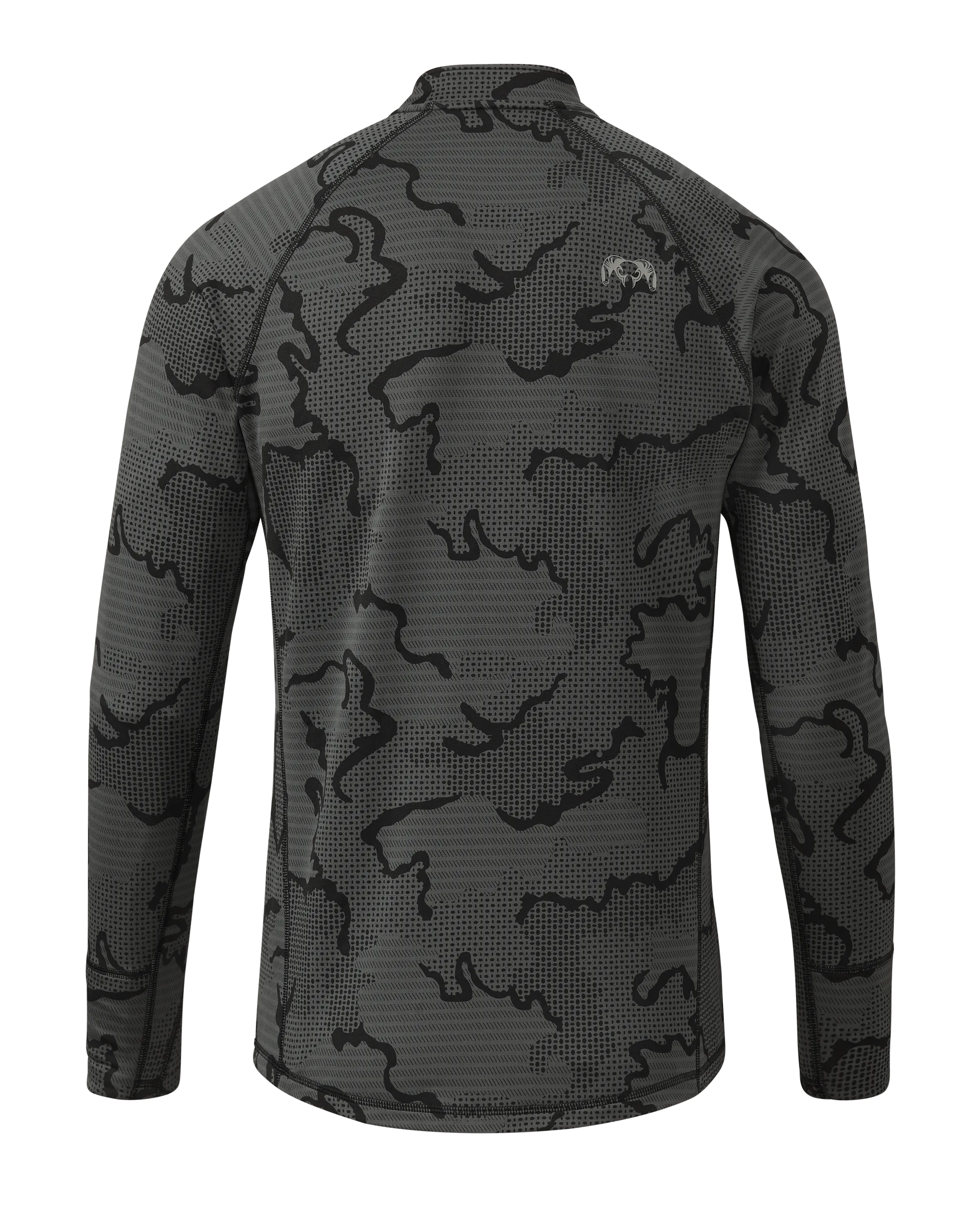 Ridgepoint Fleece Henley | Black Tonal