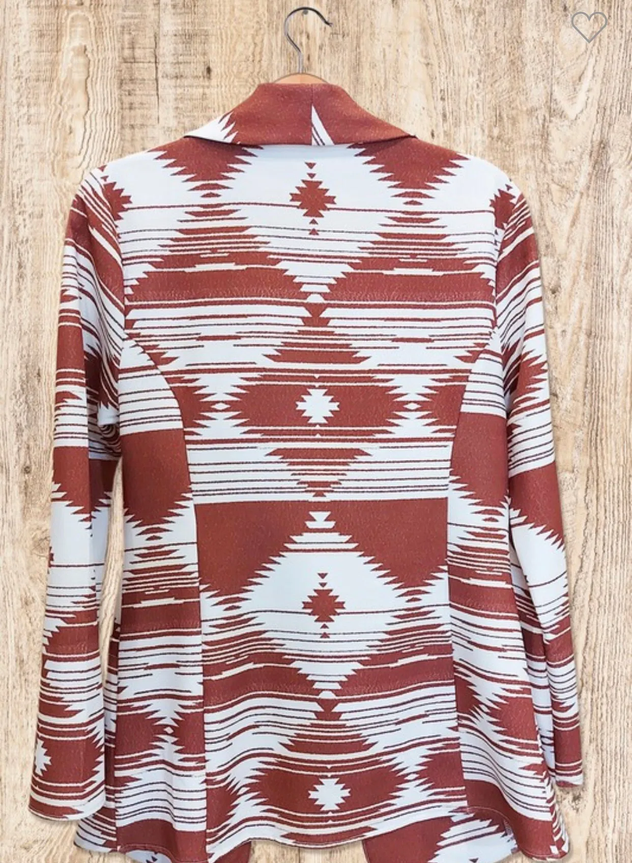 Rusty edge western blazer