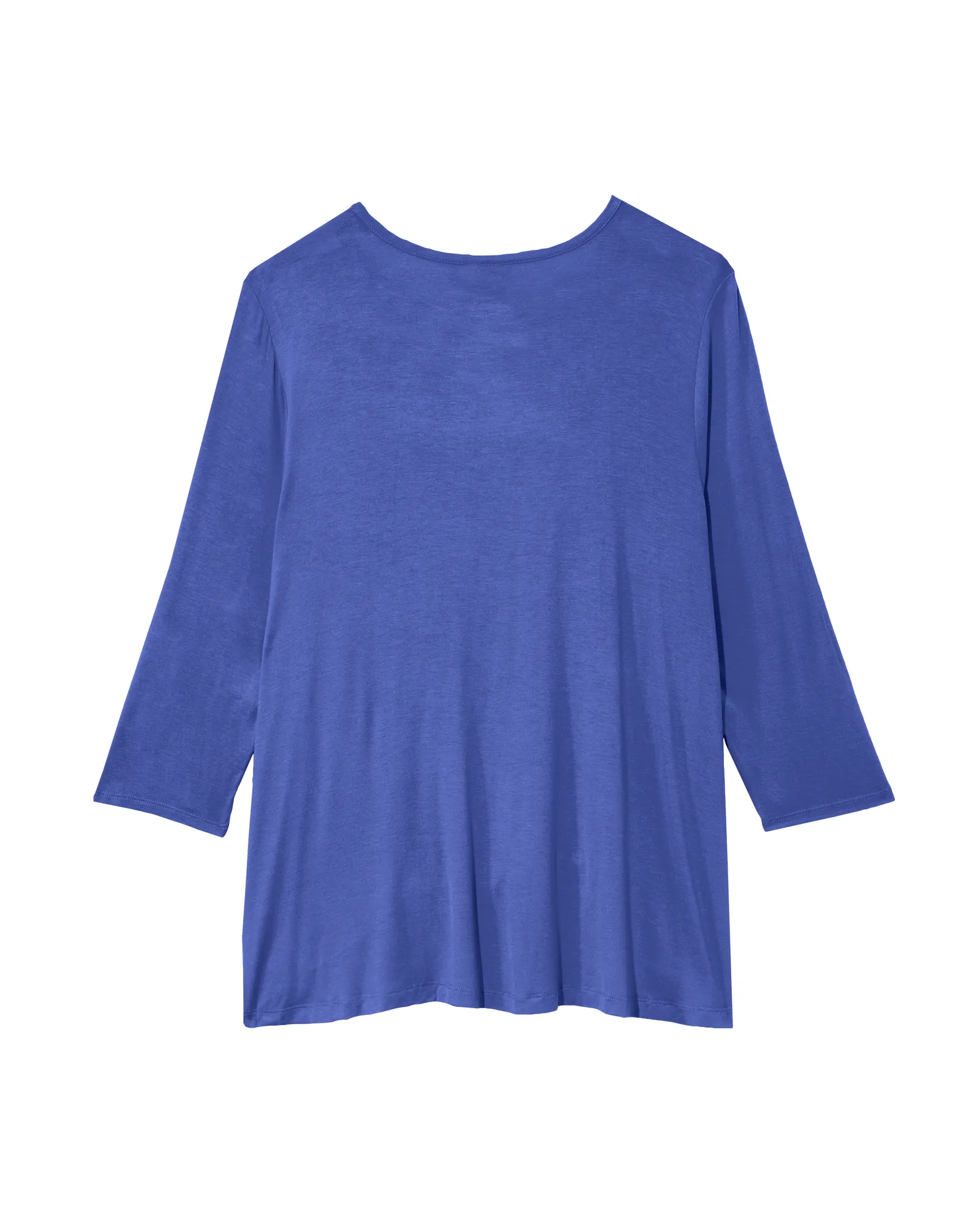 Ryan Long Sleeve Side Twist Top | Azure Blue