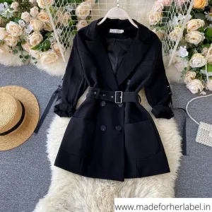 Sara Belted Blazer