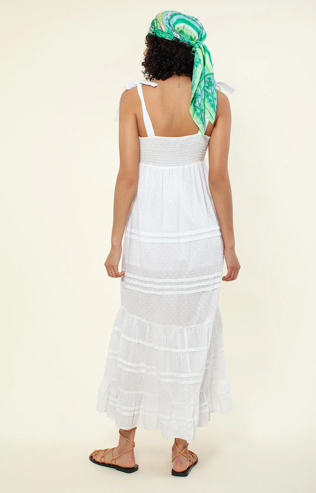 Sayen Solid Maxi Dress