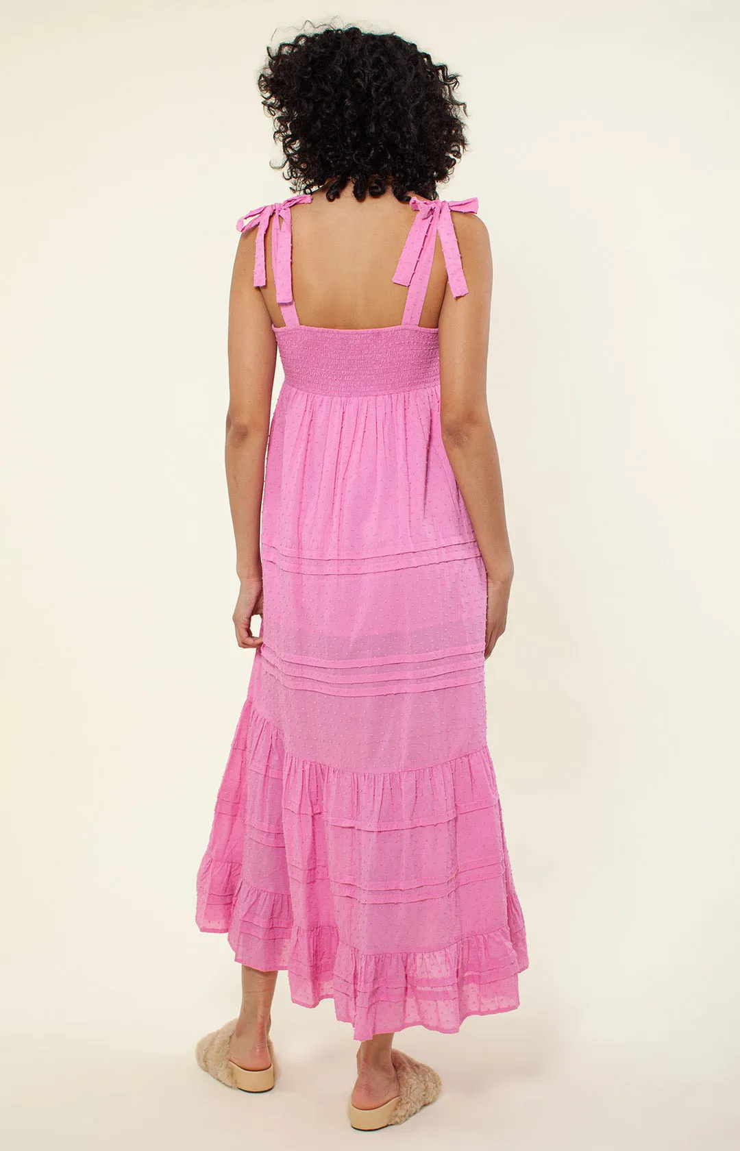 Sayen Solid Maxi Dress