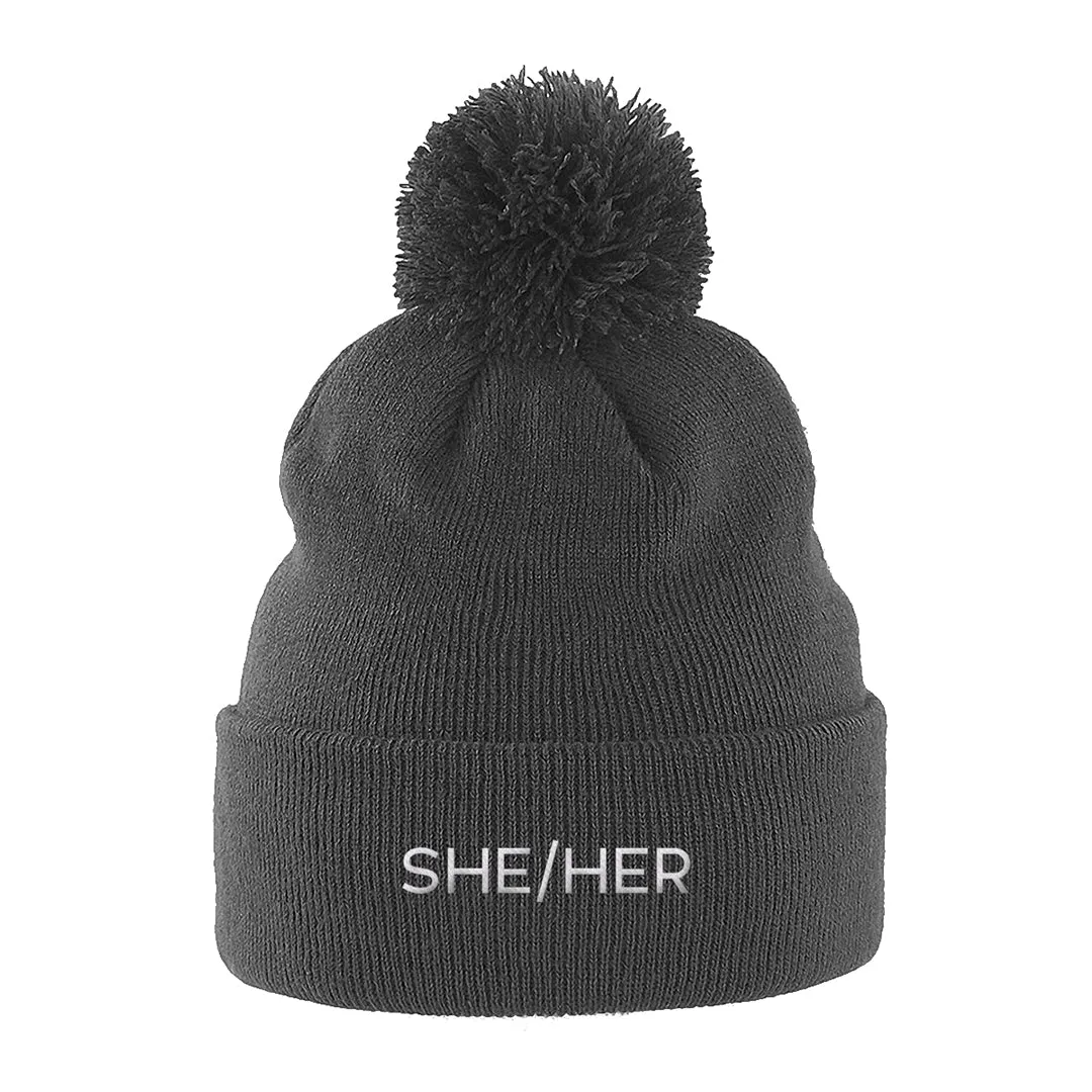 She/Her Pronouns Beanie Hat