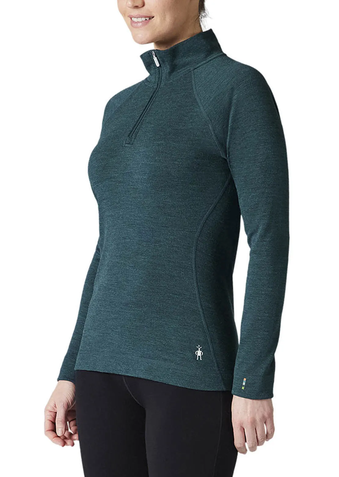 Smartwool Women's Classic Thermal Merino Base Layer 1/4 Zip Boxed Top
