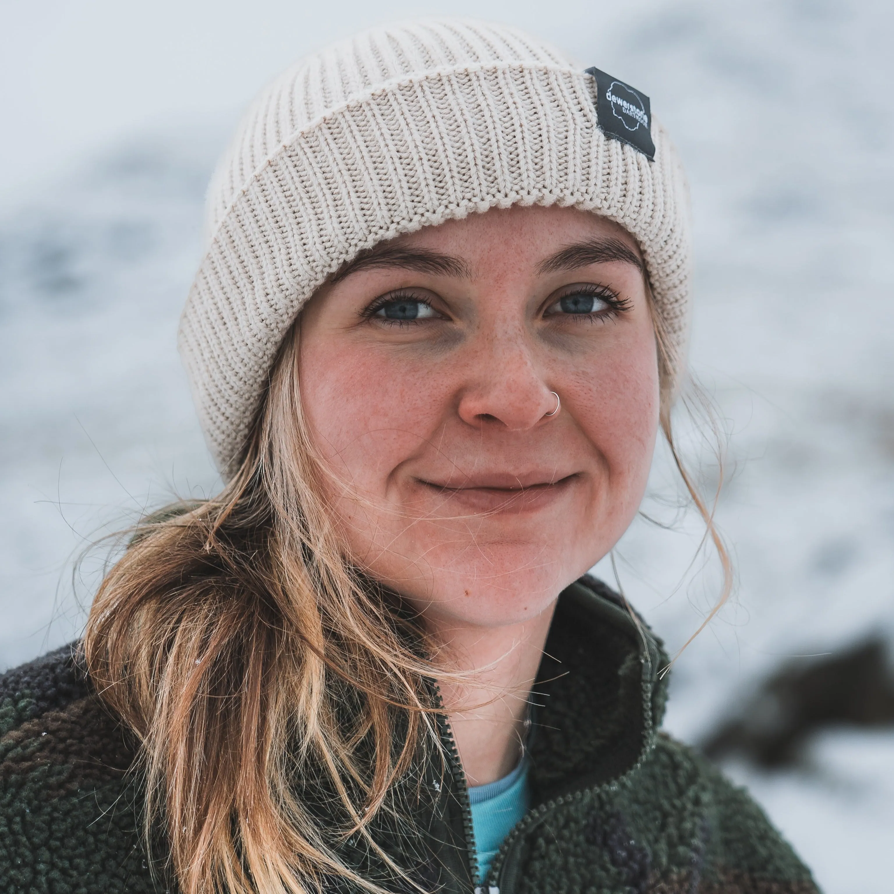 Stroller Recycled Beanie - Sea Salt