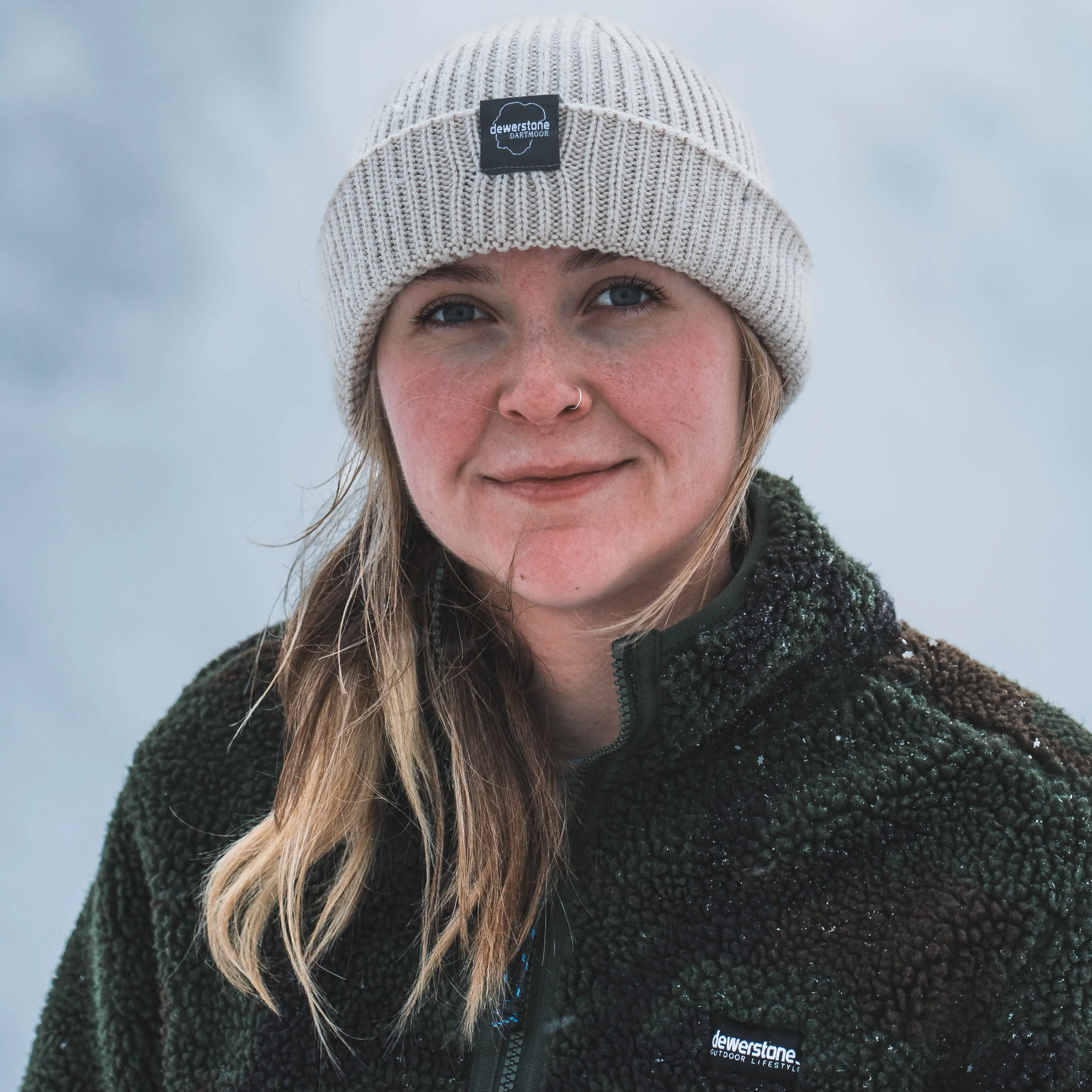 Stroller Recycled Beanie - Sea Salt