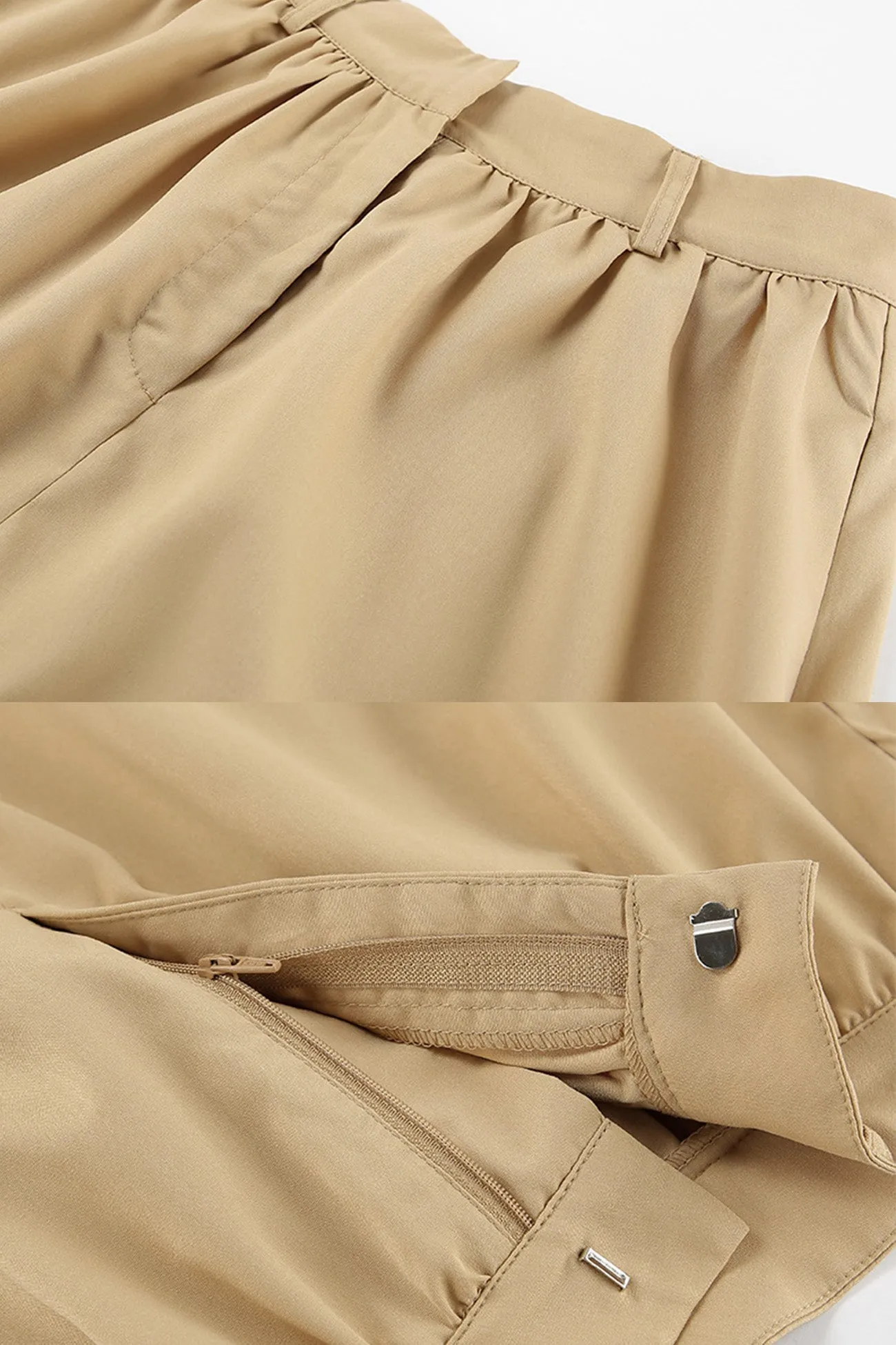 TastyHottie - Solid Color High Waist A-Line Maxi Skirt