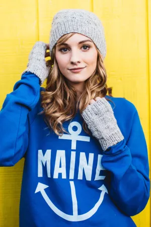 textured hat and mitts