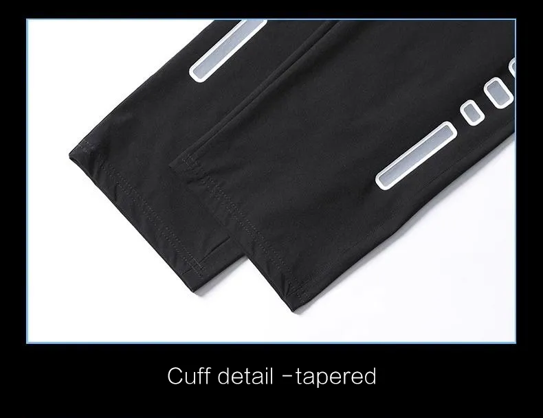Thin Ice Silk Breathable Straight Woven Running Pants
