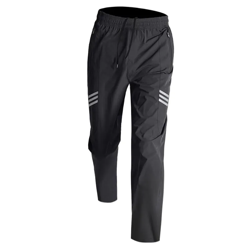 Thin Ice Silk Breathable Straight Woven Running Pants