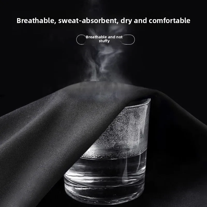 Thin Ice Silk Breathable Straight Woven Running Pants