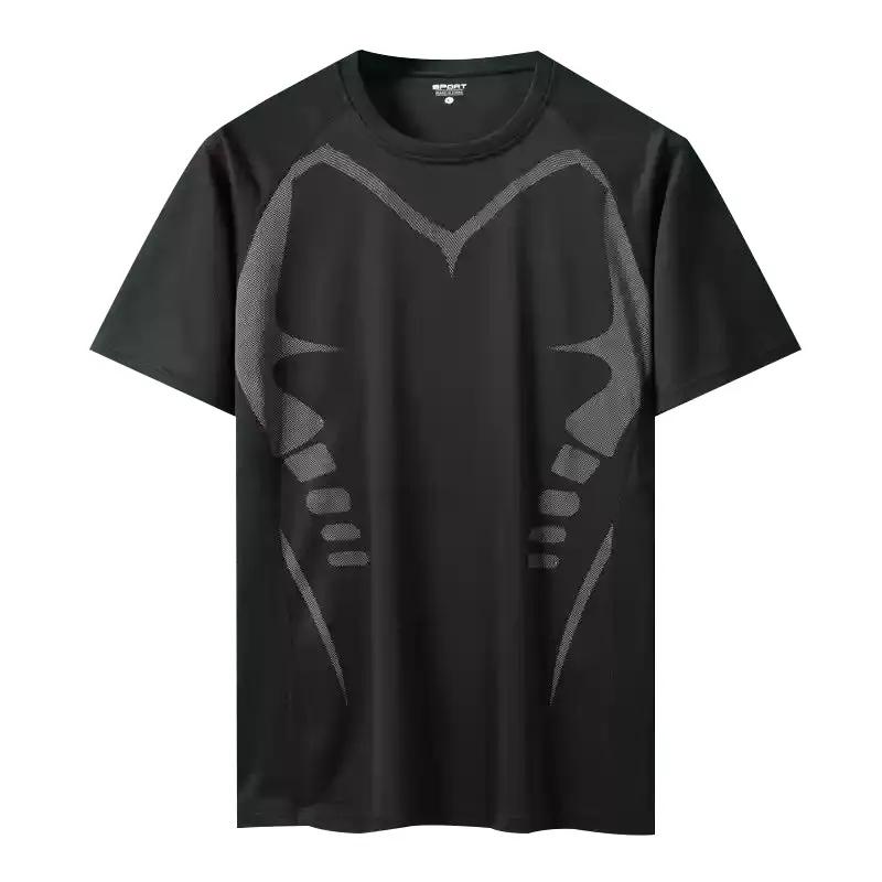 Tight-fitting Round-Neck Milk-Silk Breathable Short-Sleeve
