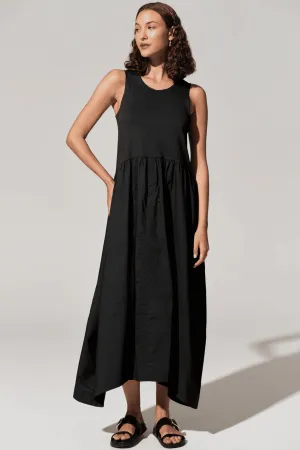 TOYA TANK DRESS BLACK