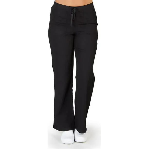 Ultrasoft Scrubs Women's Drawstring and Elastic Waist Cargo Pant