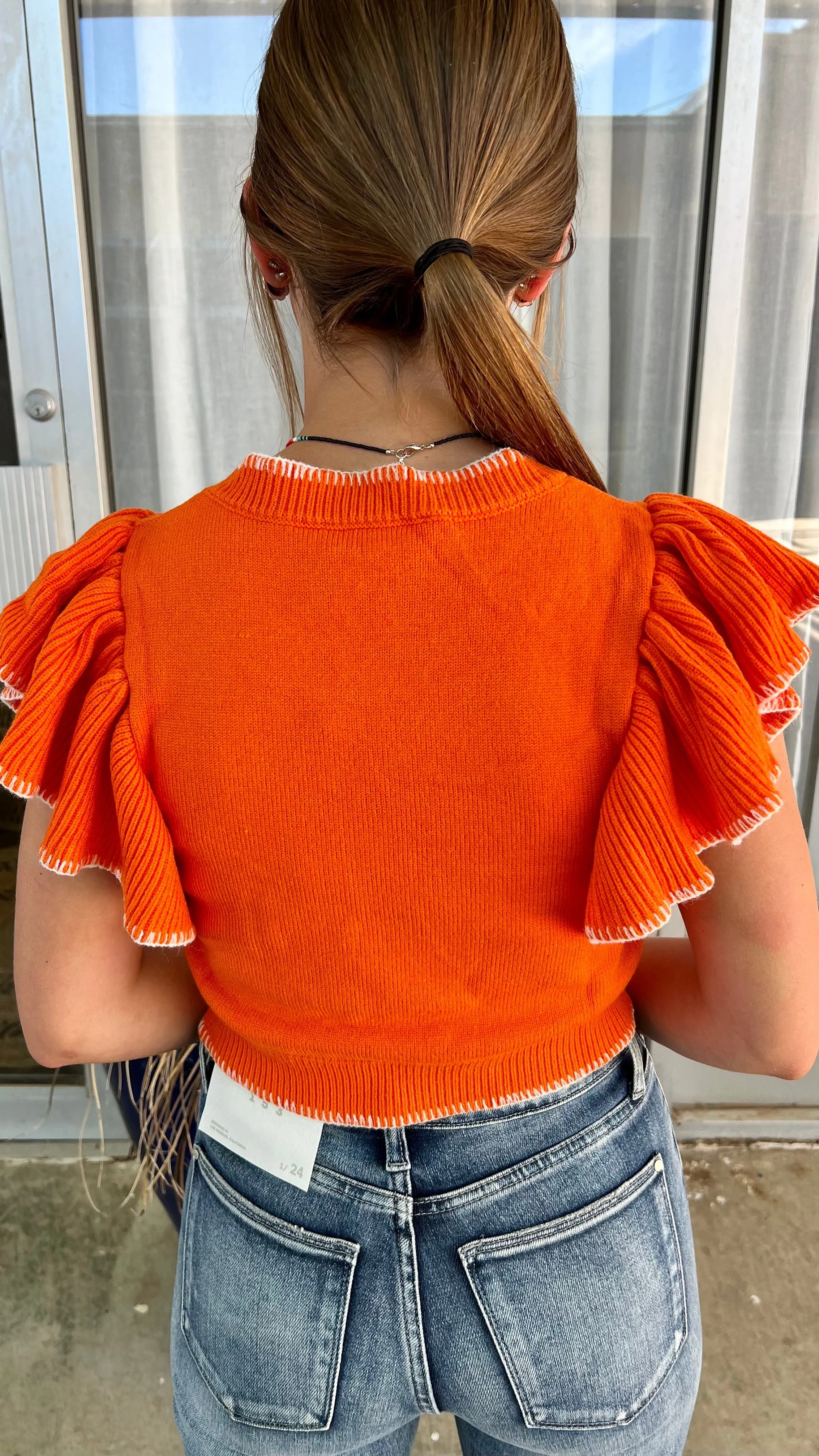Wardrobe Staple Sunkist Cropped Sweater*