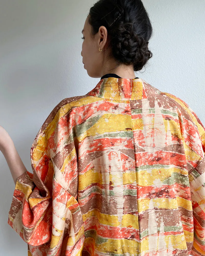 Warm Gradation Haori Kimono Jacket