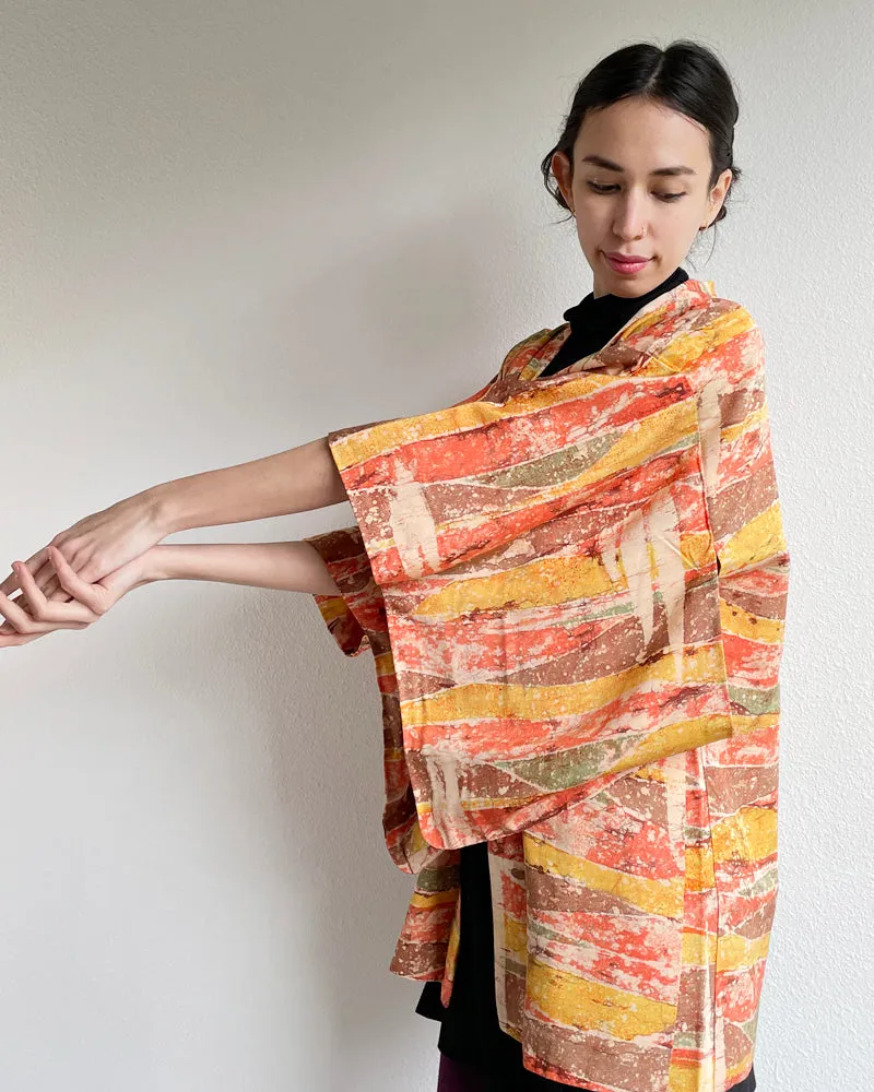 Warm Gradation Haori Kimono Jacket