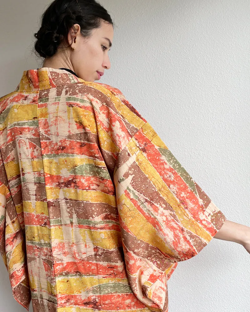Warm Gradation Haori Kimono Jacket
